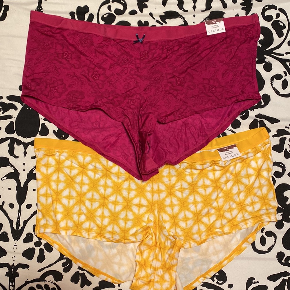Lane Bryant no show boy shorts NWT 26/28 2 pair